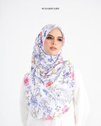 YES DEFECT - She is In the Bloom Iris Slip On Hijab (Everlyn)