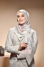 ( Square ) The Fresh Start Matte Satin Silk Scarf ( GIRL BOSS )