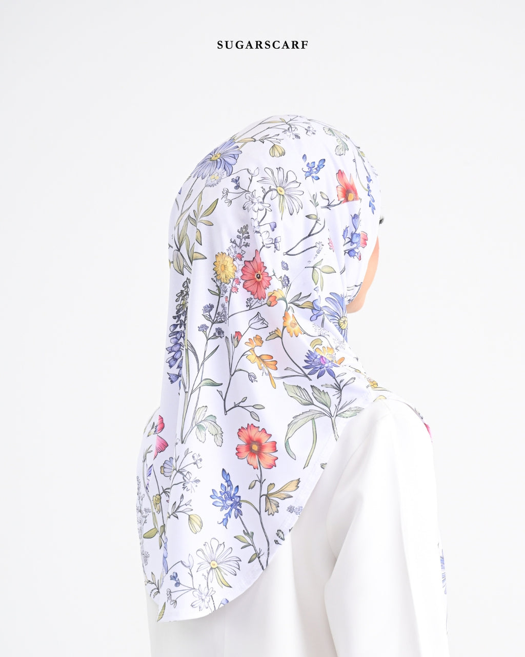 YES DEFECT - She is In the Bloom Iris Slip On Hijab (Everlyn)