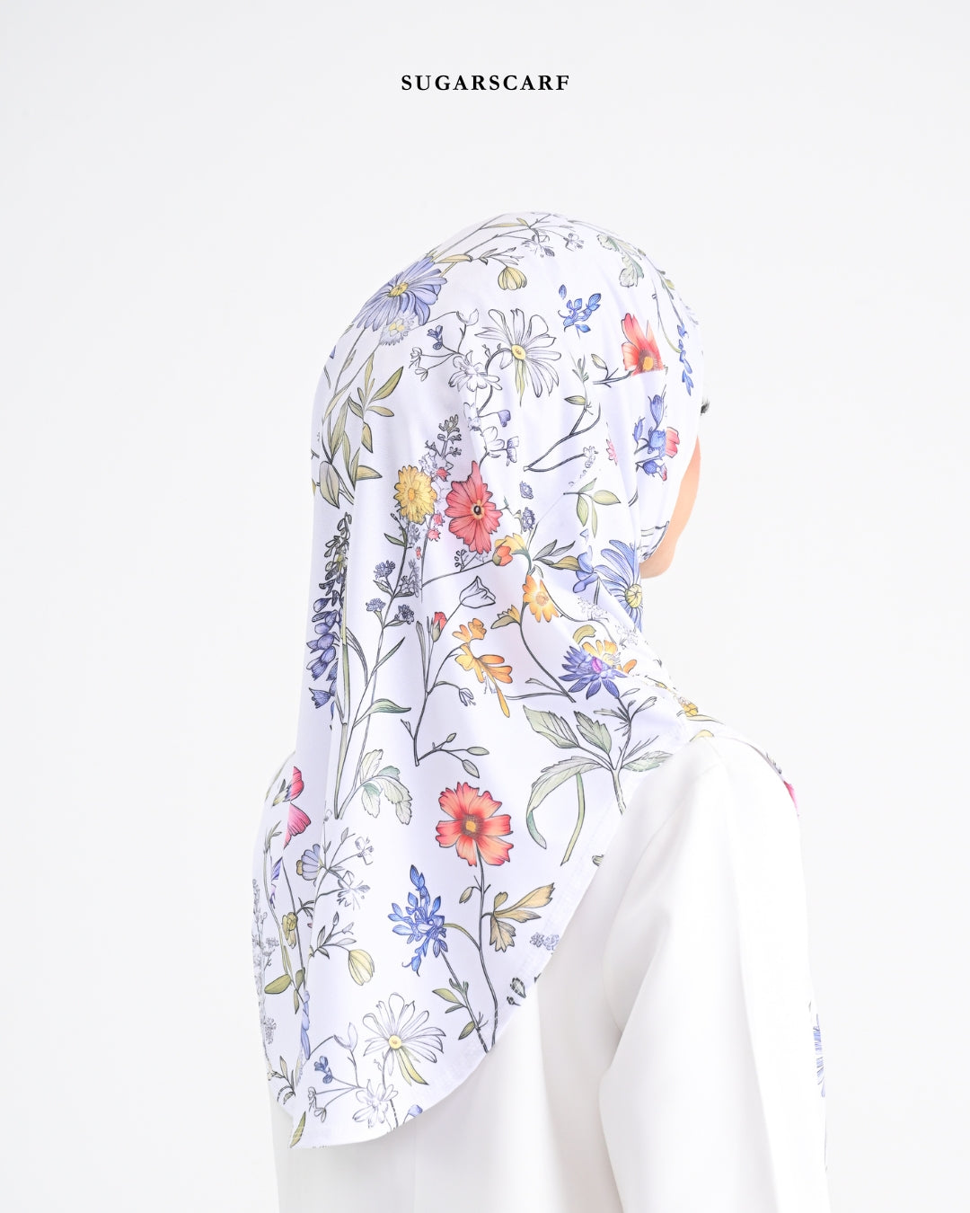 YES DEFECT - She is In the Bloom Iris Slip On Hijab (Everlyn)