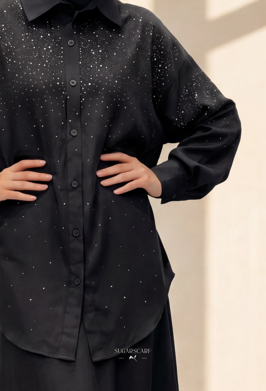 Serena Tencel Set In Black