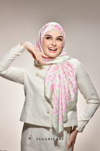 YES ( Square ) Kindness Matte Satin Silk Scarf ( SMILE )