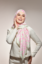 YES ( Square ) Kindness Matte Satin Silk Scarf ( SMILE )