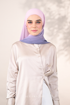 (SAMPLE) ( Full Wide Pleats Shawl ) Ombre ( Orchid Garden )