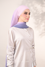 (SAMPLE) ( Full Wide Pleats Shawl ) Ombre ( Orchid Garden )