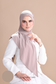 Claudia Triangle Style (Semi Instant Hijab) (Beige)