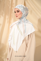 ( Square ) Classy Harmoni Mixed Satin Silk Scarf ( SISTERS )