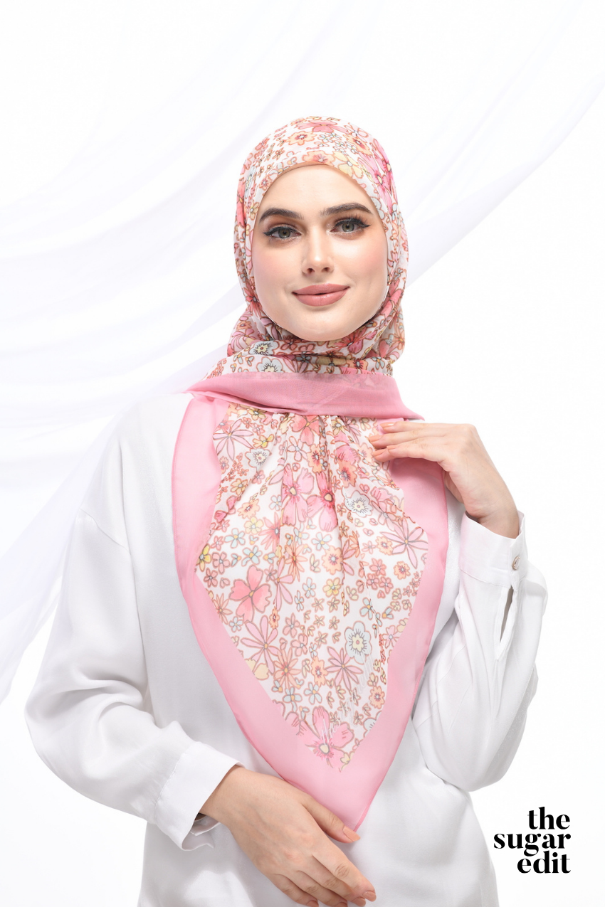 YES THESUGAREDIT Blooming Edit Vol 1 French Cotton Bawal ( Noour )