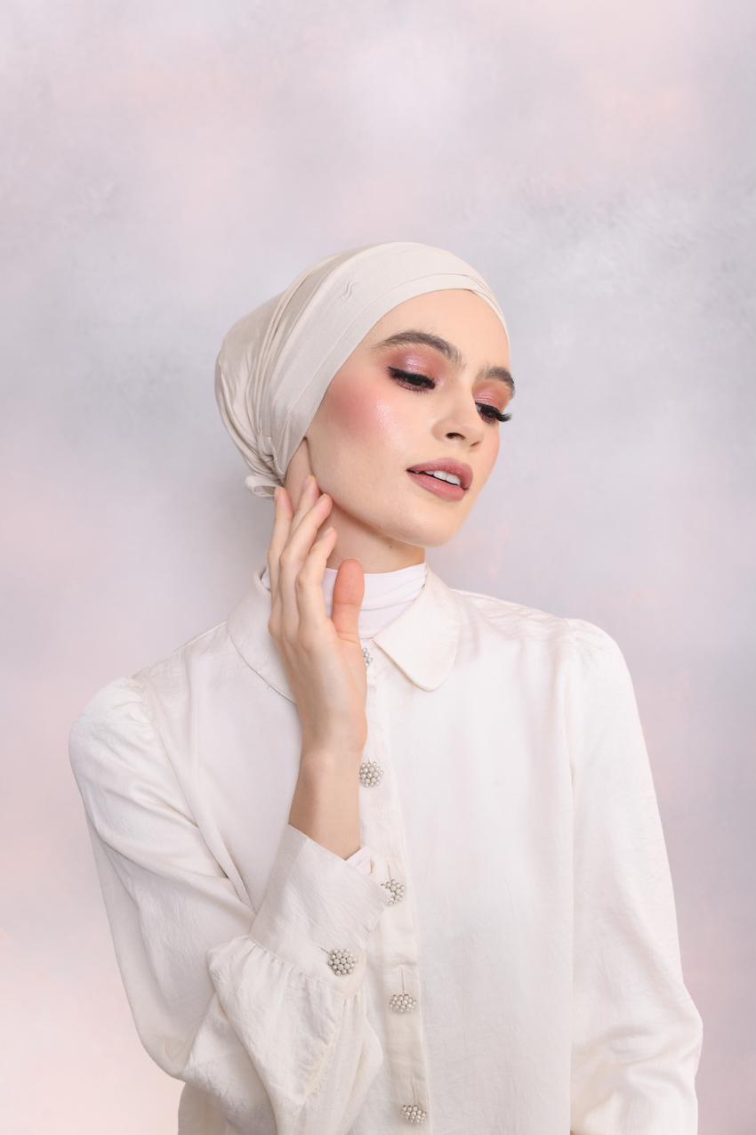 Superhero BambooViscose Inner Signature Criss Cross in Buttercream