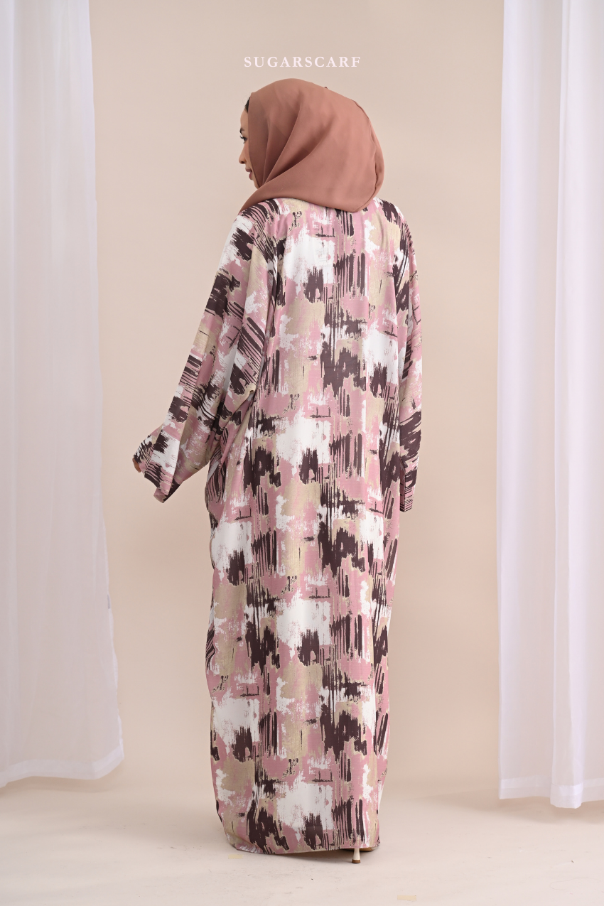 She is In Bloom Abaya Outer in Sasha
