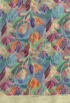 TSE BloomInvitation Japanese Cotton Voile Square - Kyoto