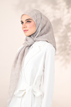 YES ( Square ) SSMonogramJP Voile in ( Ground-Khaki)
