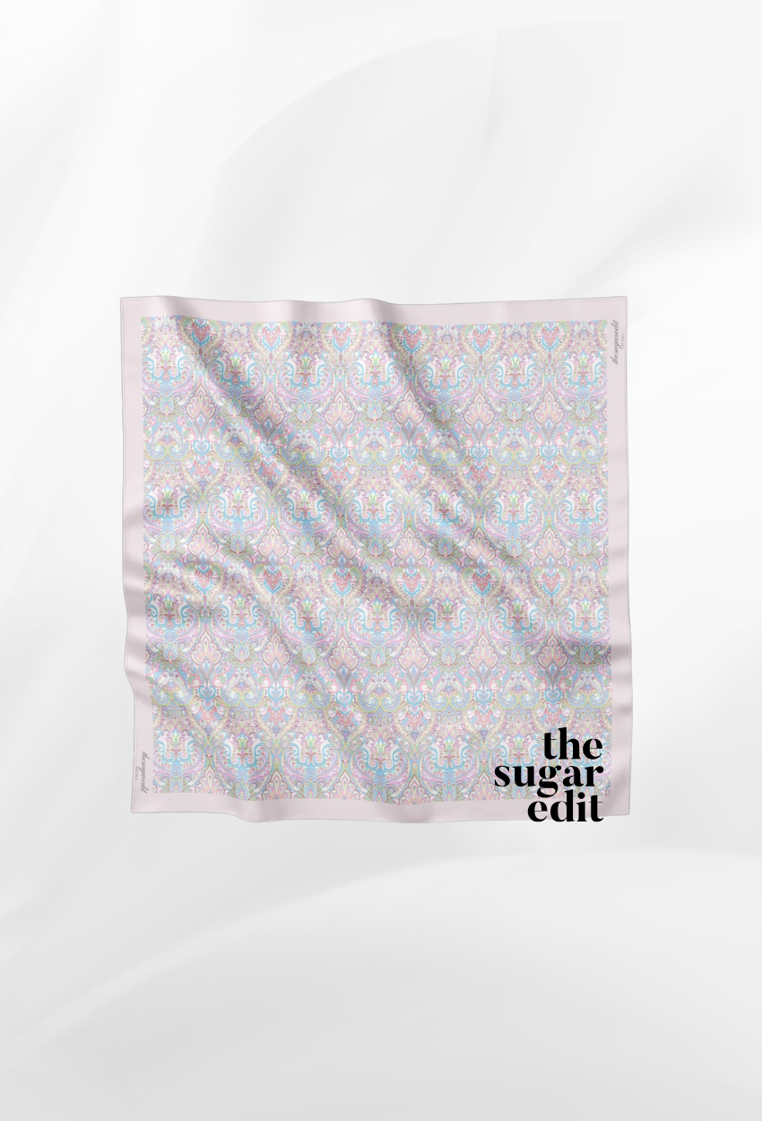 TSE December Serenity Japanese Voile Square In Keira Garden