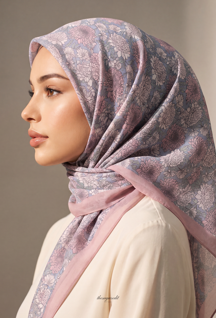 TSE Mod Japanese Cotton Voile Square In JuneLetter