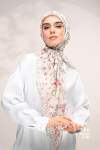 YES DEFECT - THESUGAREDIT Whispering Bloom Japanese Cotton Voile In (Serene Blossom)