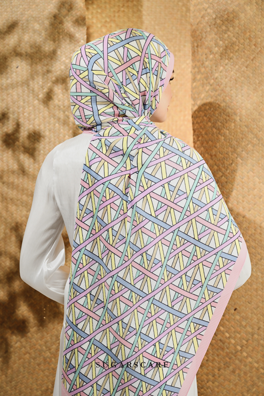 YES DEFECT( Full Wide Pleats Shawl ) Classy Simpulan ( TIKAR )