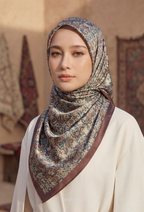 Eid Classy 2026 Scarves Mixed Satin Square in Bloom1920