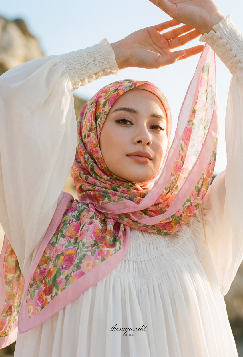 TSE Grace Collection Japanese Voile Square In Fate