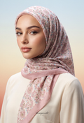 TSE BloomInvitation Japanese Cotton Voile Square - Iman