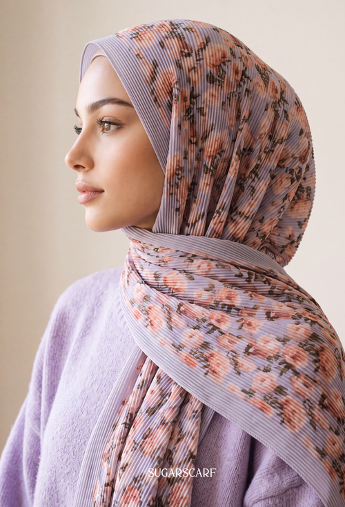 Fall In Love Wide Ultra Fine Pleated Shawl Ironless · in Carry