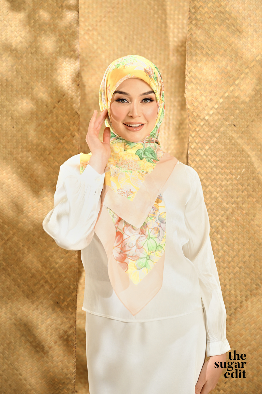 YES THESUGAREDIT Blooming Edit Vol 2 French Cotton Bawal ( AURORA )