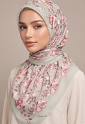 TSE Mod Japanese Cotton Voile Square In RoseyBouquet