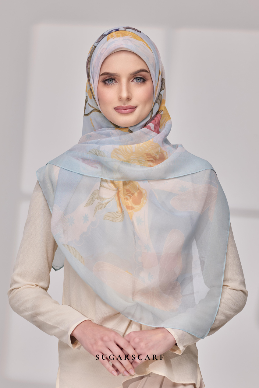 YES ( Japanese Voile Vol2 Square Scarf ) Riang Raya in ( BERSERI )