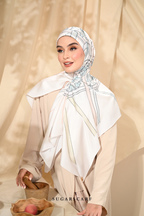 ( Square ) Classy Harmoni Mixed Satin Silk Scarf ( SISTERS )