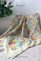 TSE BloomInvitation Japanese Cotton Voile Square - Jessie