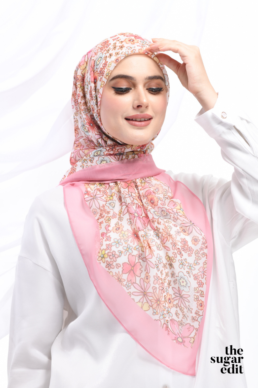 YES THESUGAREDIT Blooming Edit Vol 1 French Cotton Bawal ( Noour )
