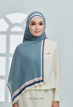 YES DEFECT ( Full Wide Pleats Shawl ) Classy Monogram ( SODA )