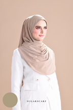 Iris Slip On Plain Hijab (Tea)