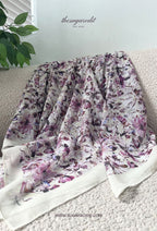 TSE BloomInvitation Japanese Cotton Voile Square - Winslet