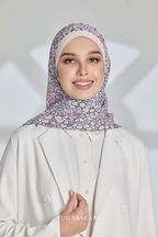YES DEFECT ( Full Wide Pleats Shawl ) Eid Flower Power ( PILLOW TALK )