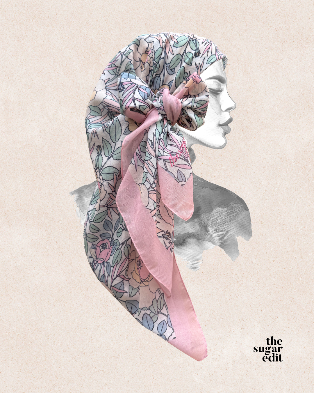 YES DEFECT - New Beginning Cotton Premium Bawal In (ParisRoses)
