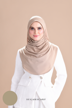 Iris Slip On Plain Hijab (Tea)