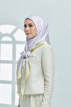 YES DEFECT - ( Square ) AS-IS Girl Boss Mixed Satin Silk Scarf ( Learning )