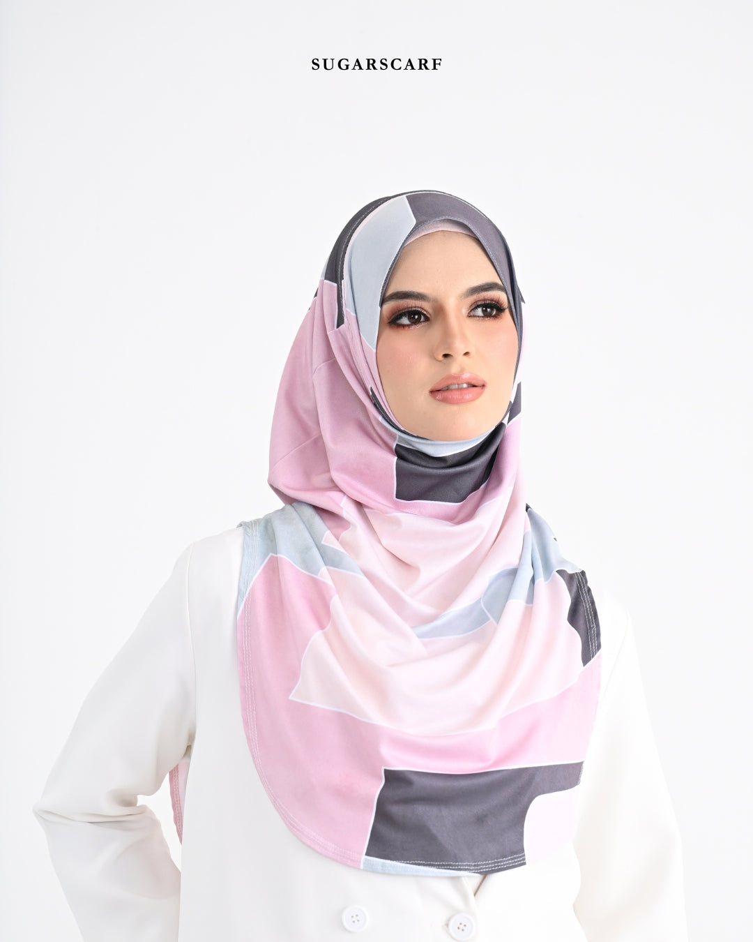 YES DEFECT - She is In the Bloom Iris Slip On Hijab (Olivia)