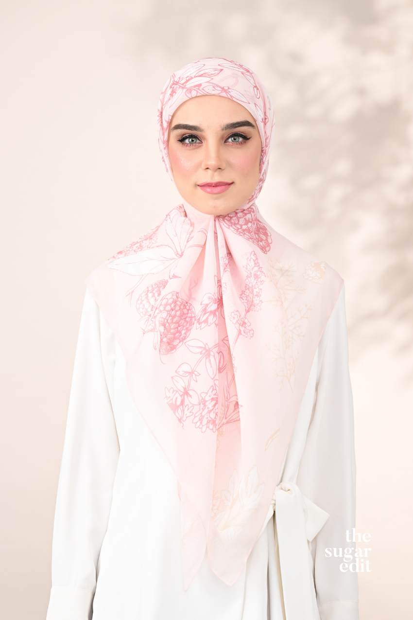 YES THESUGAREDIT Blooming Japanese Cotton Voile In (Demure)