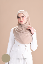 Iris Slip On Plain Hijab (Tea)