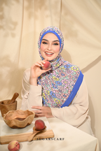 ( Full Wide Pleats Shawl ) Eid Flower Power ( FASHIONISTA )