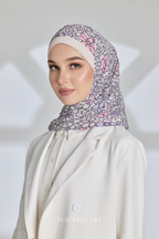 YES DEFECT ( Full Wide Pleats Shawl ) Eid Flower Power ( PILLOW TALK )