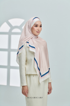 YES ( Square ) Classy Monogram Mixed Satin Silk Scarf ( Burberry )