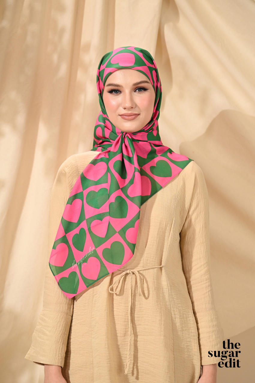 YES DEFECT - THESUGAREDIT Heart Edit Vol 1 French Silk Cotton Bawal ( CRUSH )