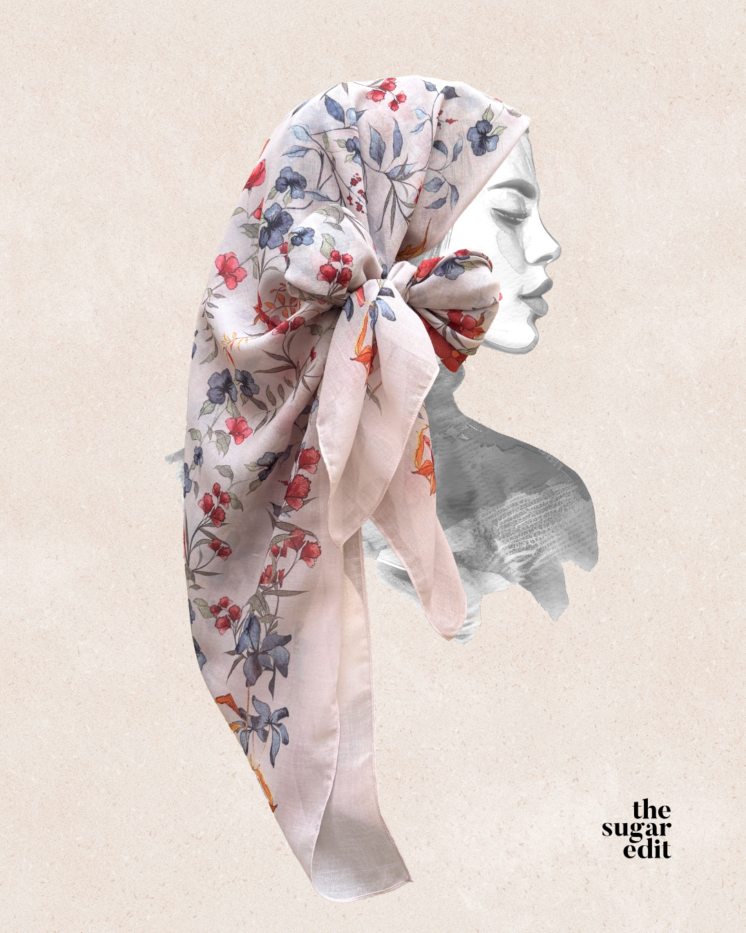 Cotton Premium Bawal In - Wild Grace - Preorder