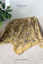 TSE BloomInvitation Japanese Cotton Voile Square - Tiara