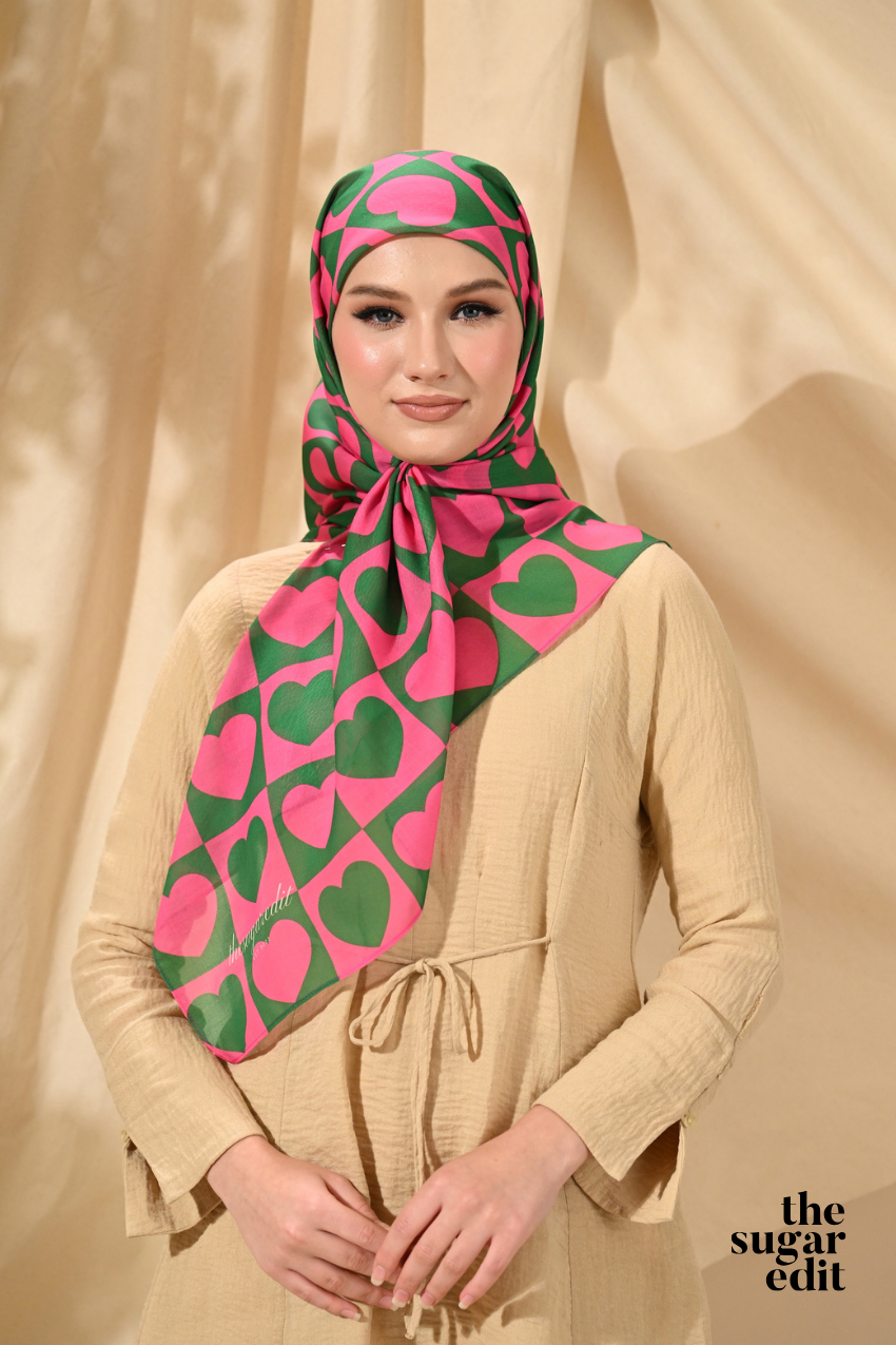 YES DEFECT - THESUGAREDIT Heart Edit Vol 1 French Silk Cotton Bawal ( CRUSH )