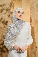 YES DEFCT ( Full Wide Pleats Shawl ) Classy Simpulan ( LONTONG )