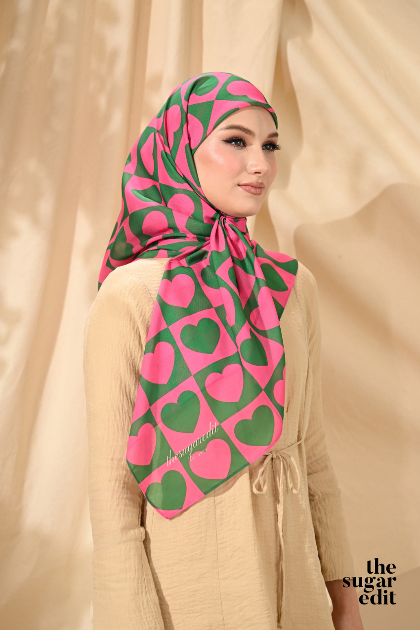 YES DEFECT - THESUGAREDIT Heart Edit Vol 1 French Silk Cotton Bawal ( CRUSH )