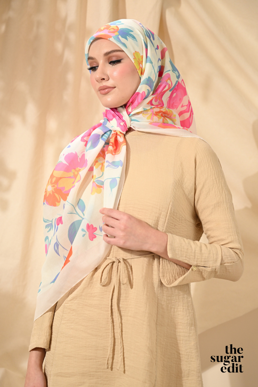 YES THESUGAREDIT Jasmine Collection French Cotton Bawal ( MAGICAL)